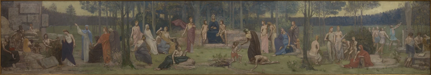 Pierre Puvis de Chavannes - Allegoria della Sorbona, Metropolitan Museum of Art